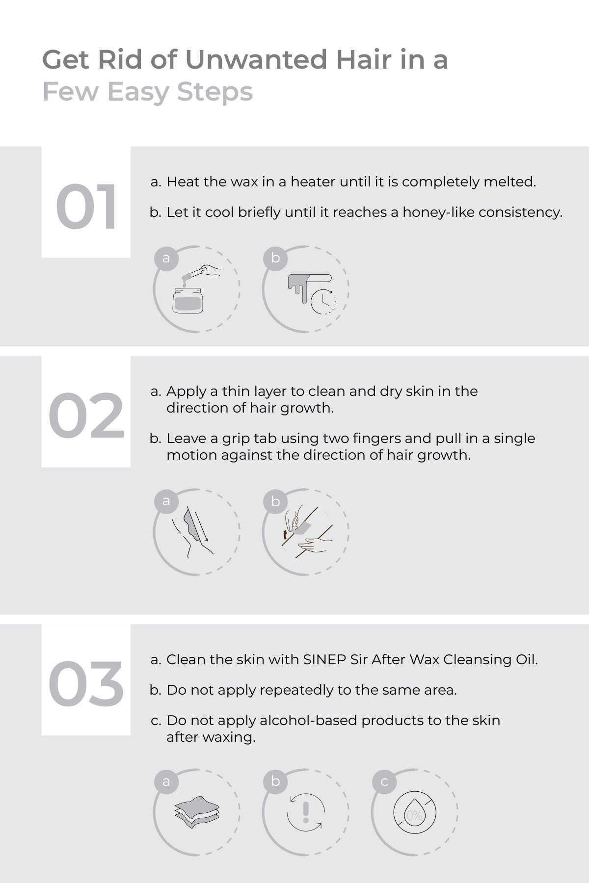 SINEP PROFESSIONAL HAND WAX