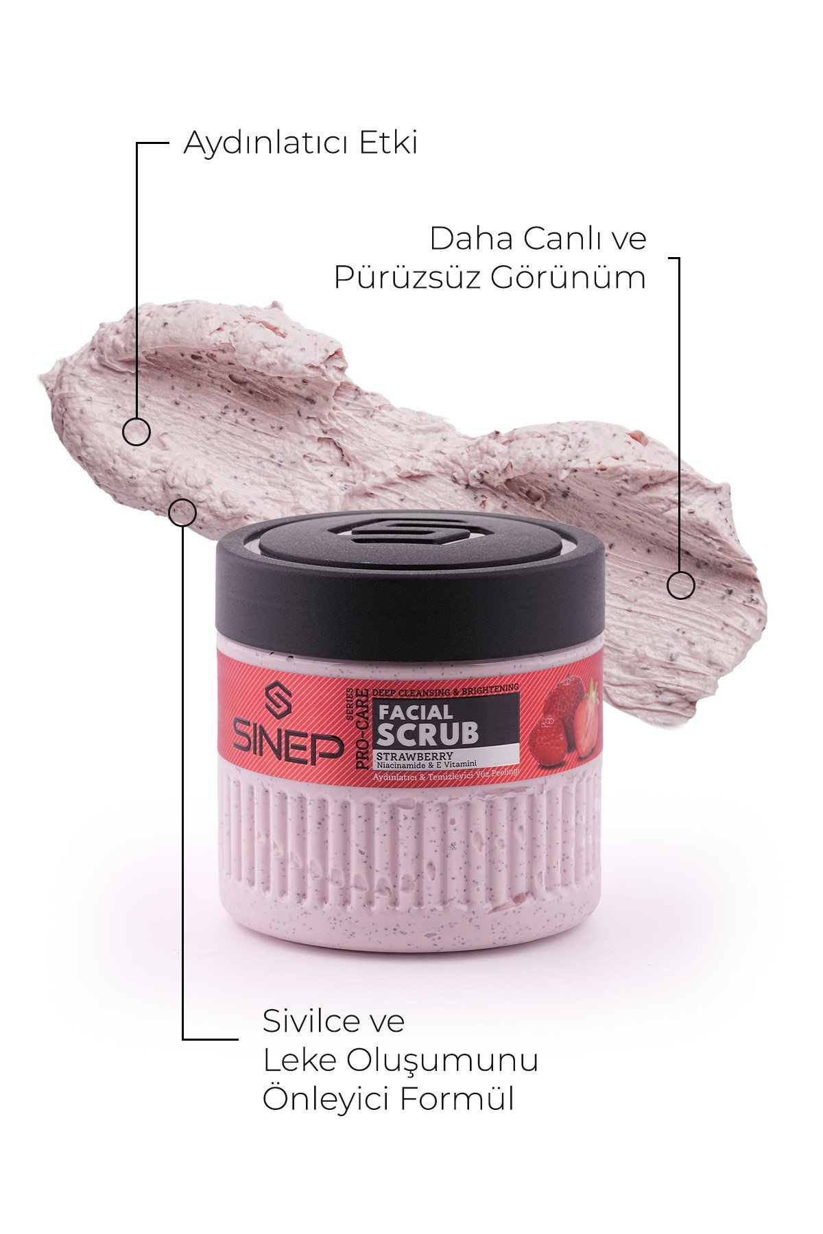 SINEP AYDINLATICI & TEMİZLEYİCİ YÜZ SCRUB