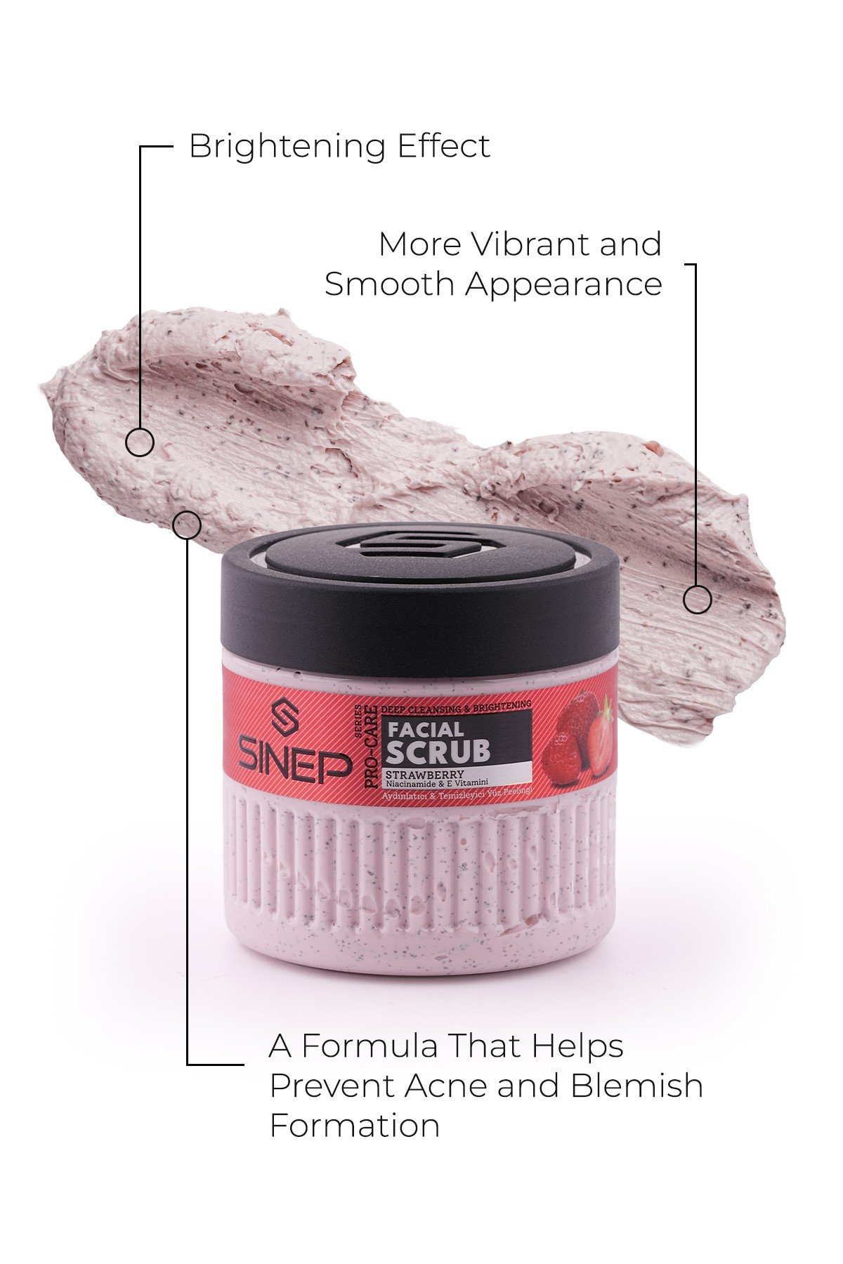 SINEP BRIGHTENING & CLEANSING FACE SCRUB