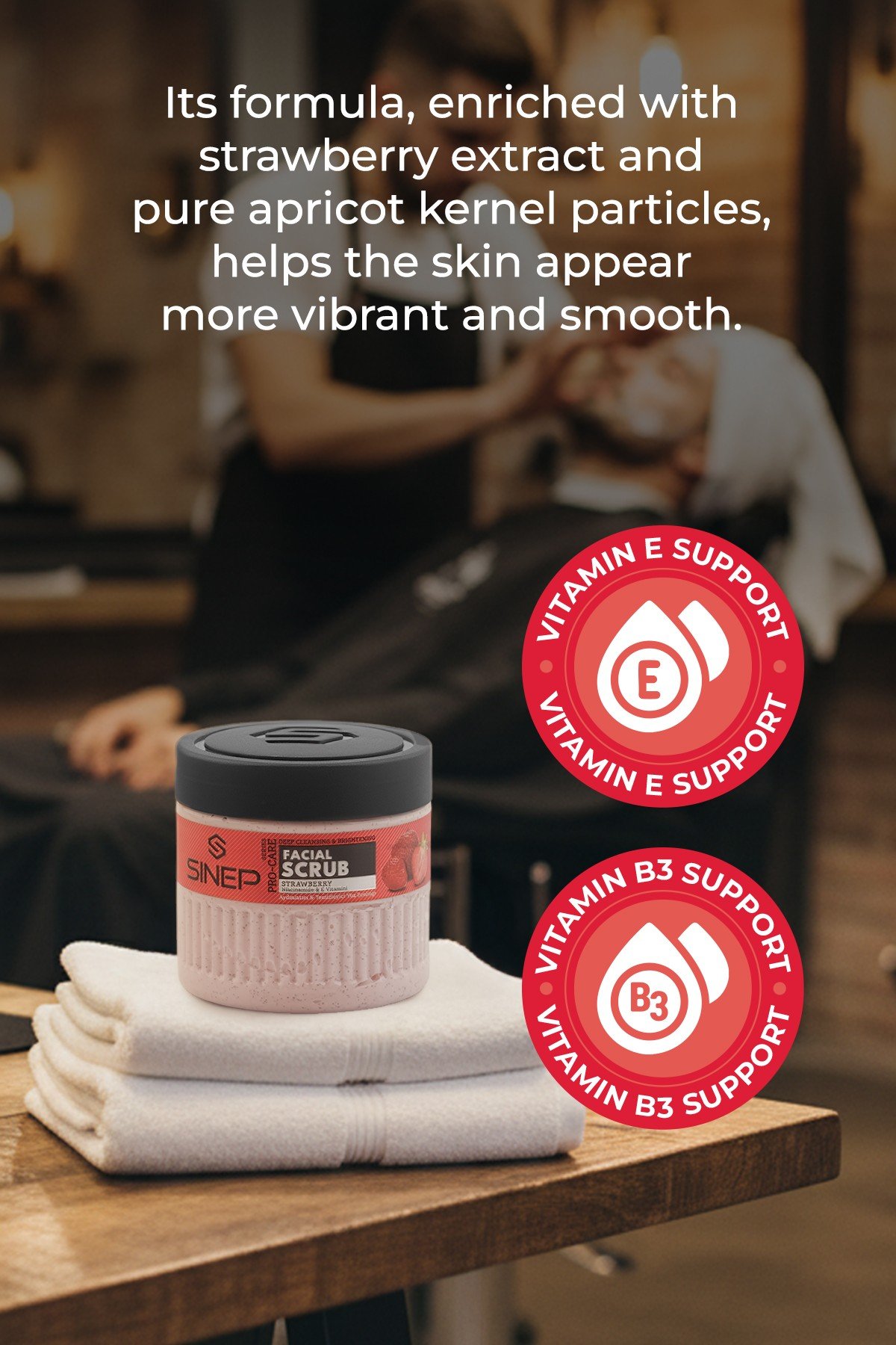 SINEP BRIGHTENING & CLEANSING FACE SCRUB