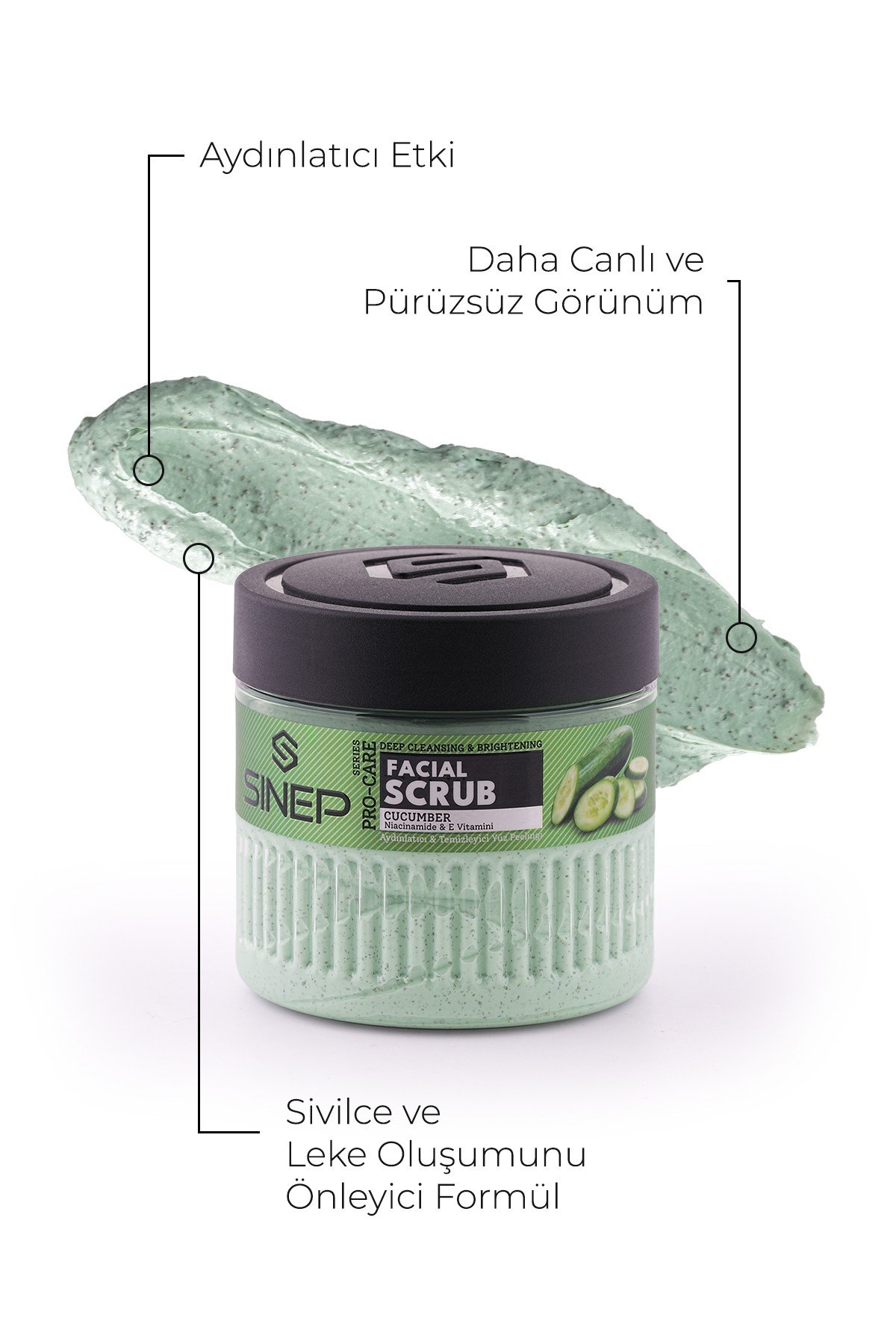 SINEP AYDINLATICI & TEMİZLEYİCİ YÜZ SCRUB