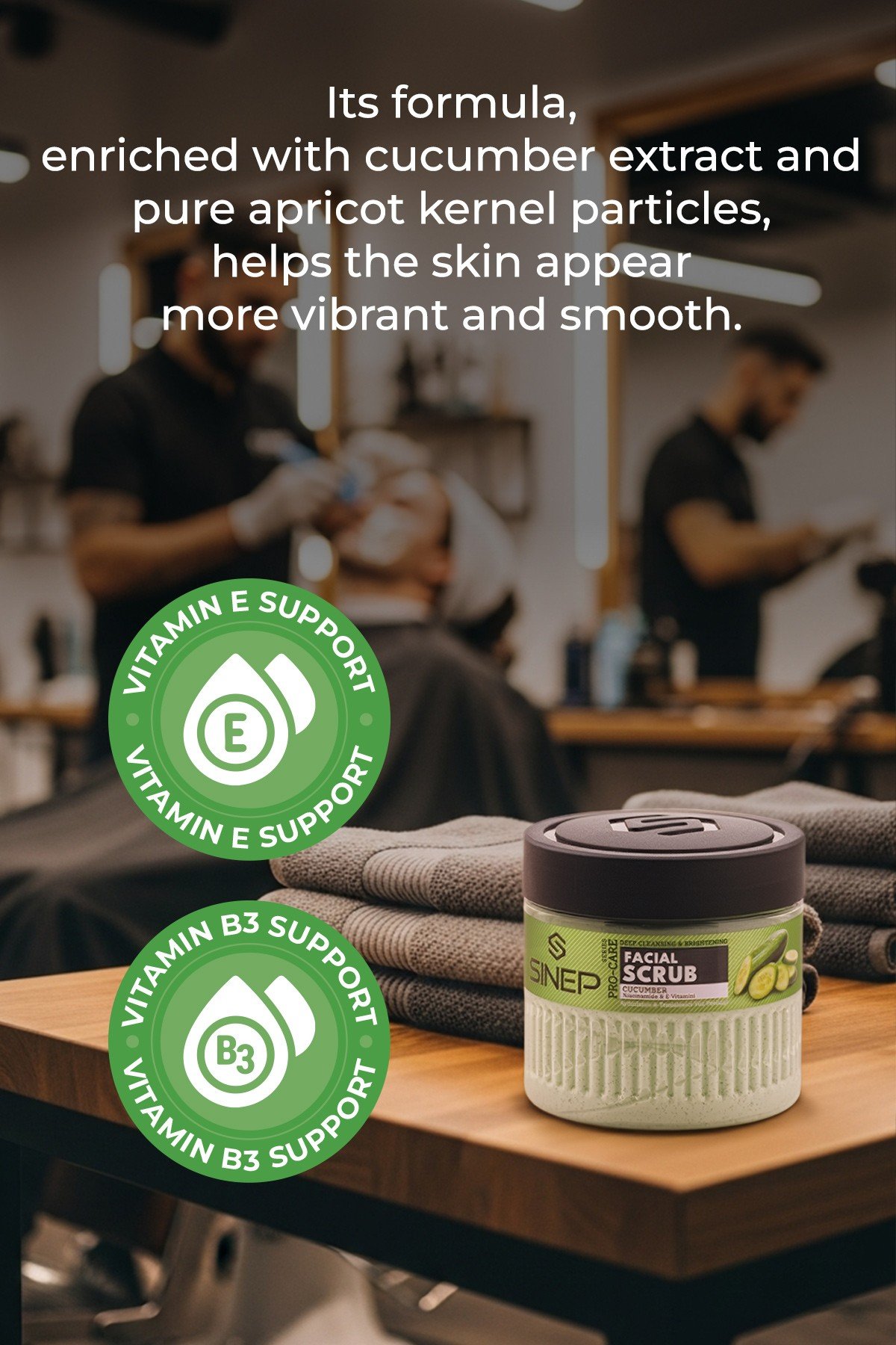 SINEP BRIGHTENING & CLEANSING FACE SCRUB