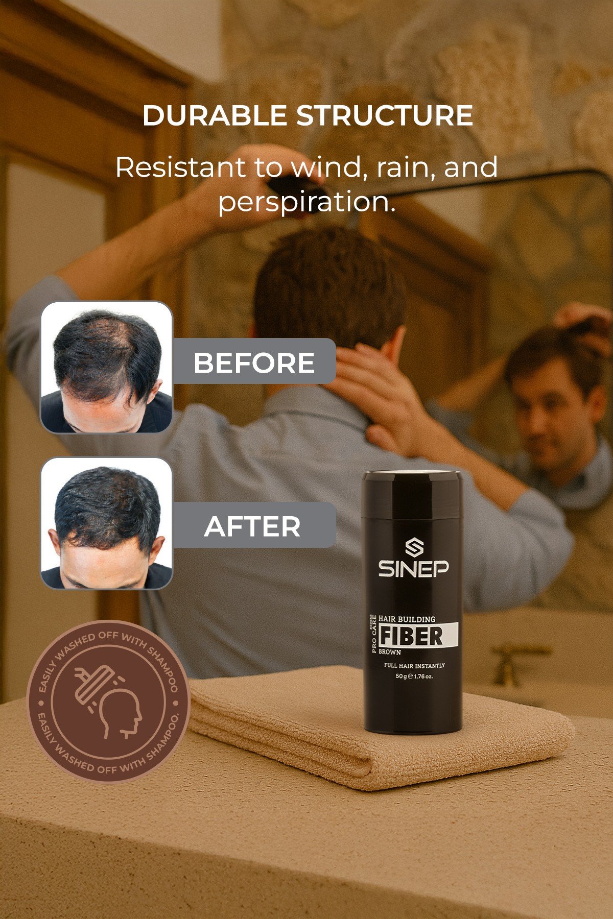 SINEP HAIR BUILDING FIBERS