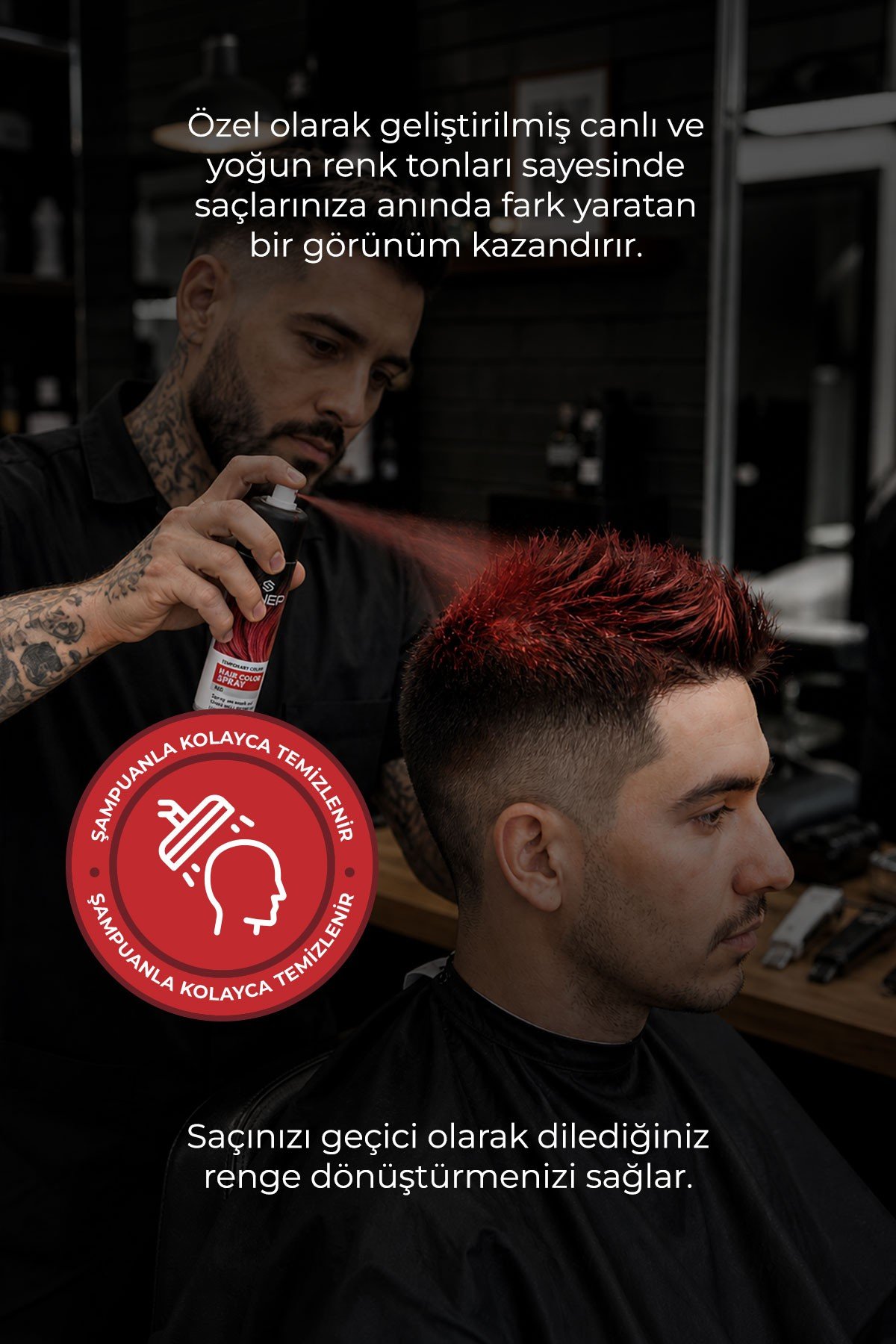 SINEP RENKLİ SAÇ SPREYİ