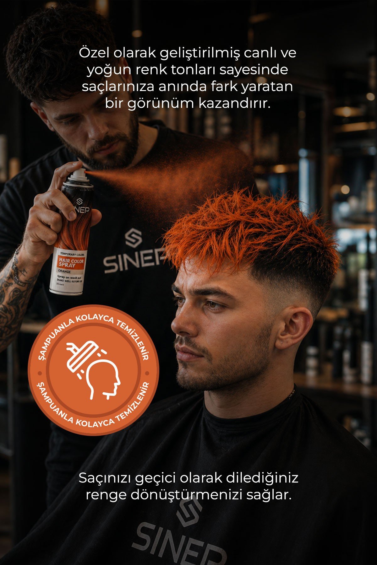 SINEP RENKLİ SAÇ SPREYİ
