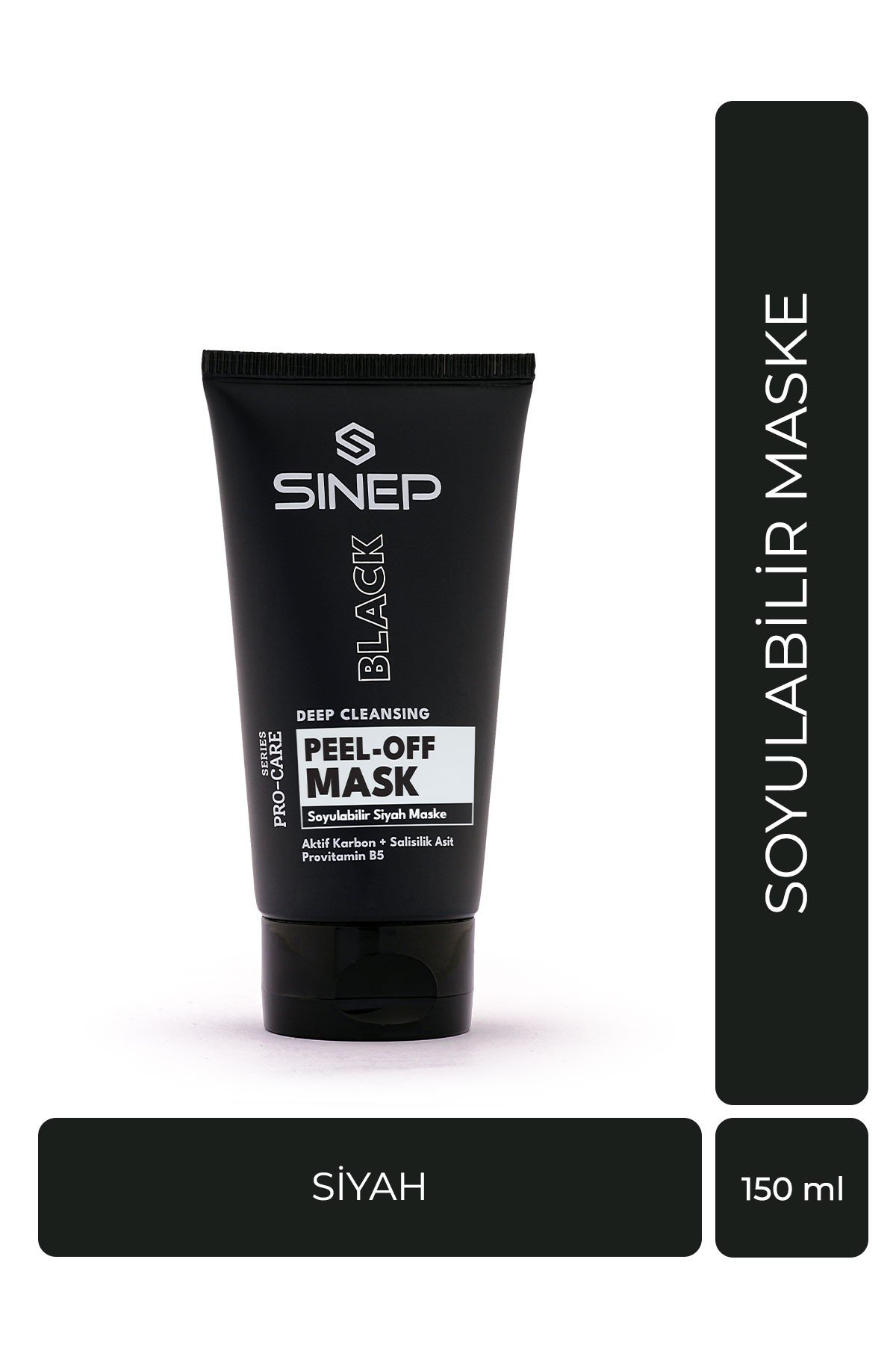 SINEP SOYULABİLİR SİYAH MASKE