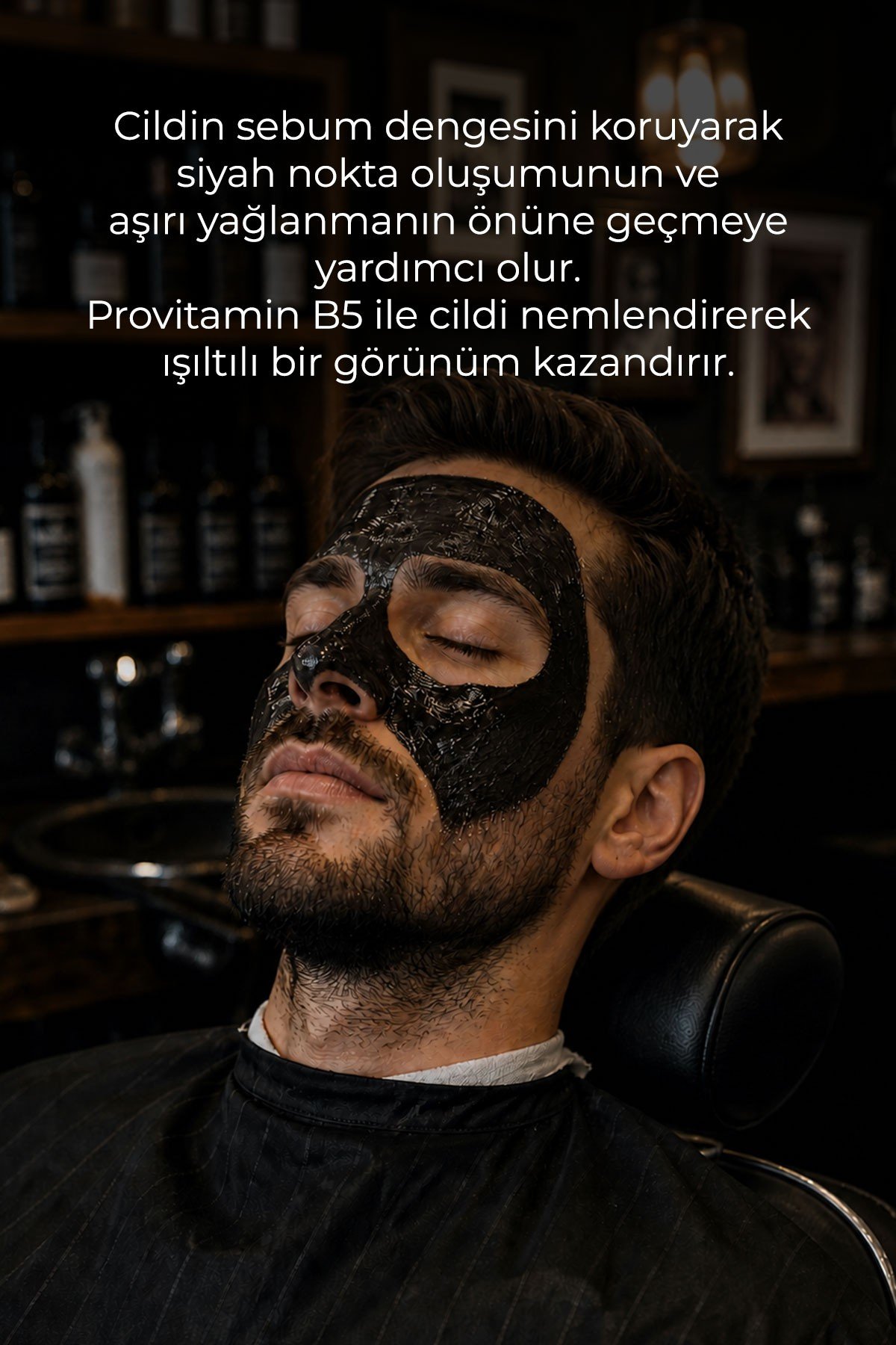 SINEP SOYULABİLİR SİYAH MASKE